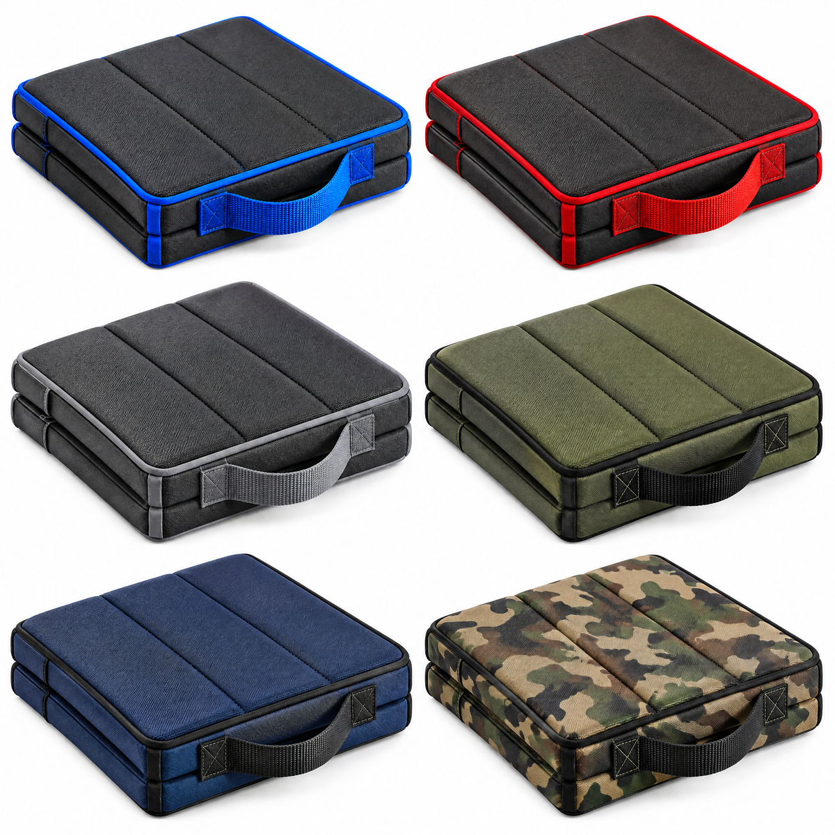 Foldable fishing seat cushion