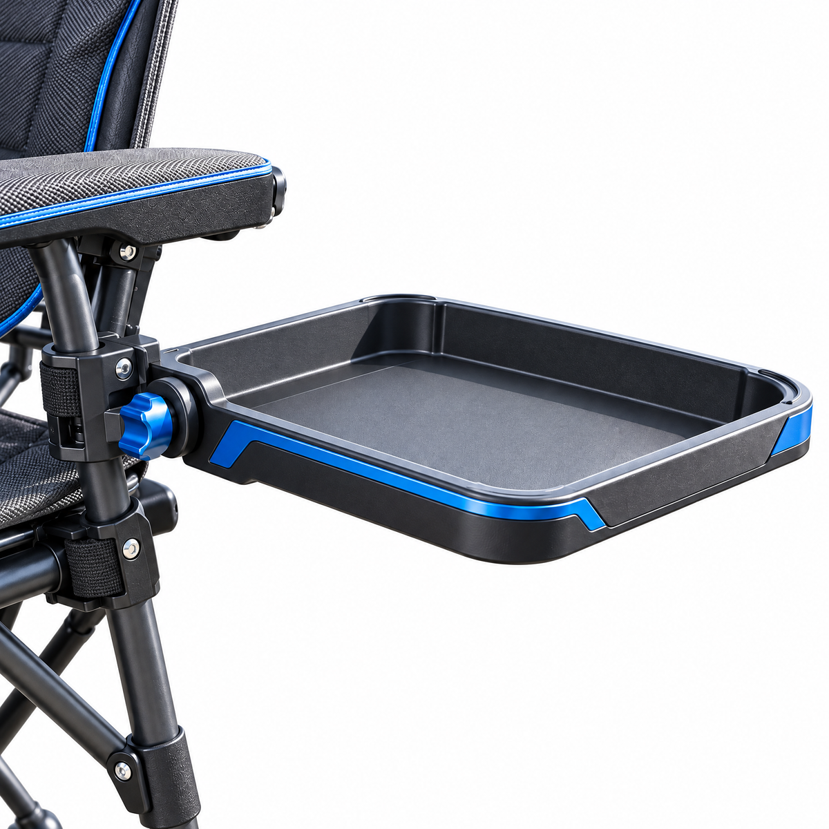 Fishing chair side tray