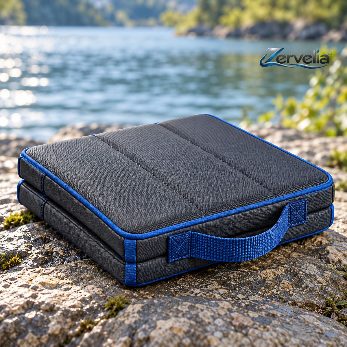 Foldable fishing seat cushion