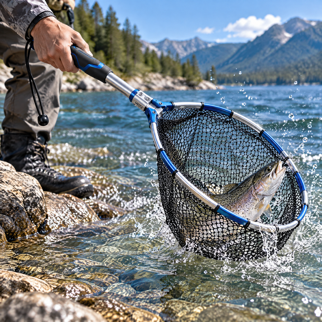 Portable landing net