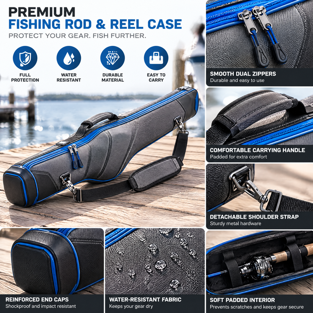Fishing Rod and Reel Protective Cover