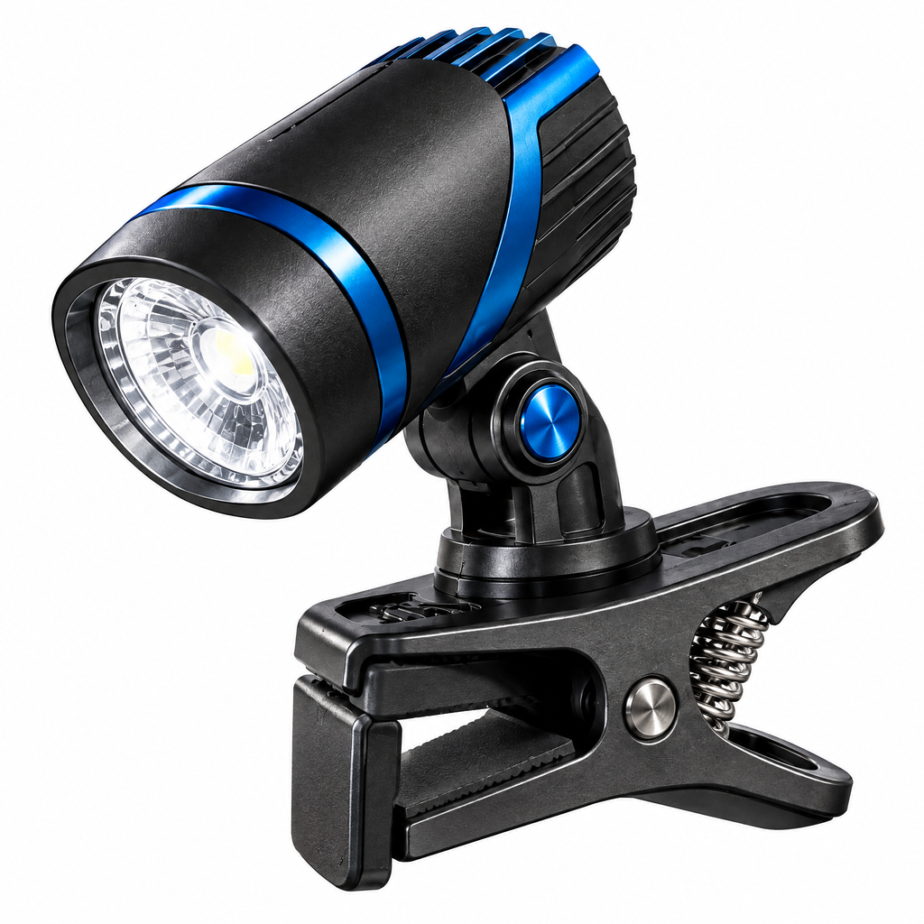 Clip-on night fishing light