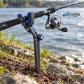 Bank-side fishing rod holder