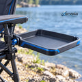 Fishing chair side tray