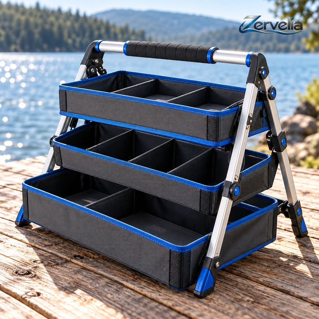 Foldable Fishing Gear Workstation/Rack