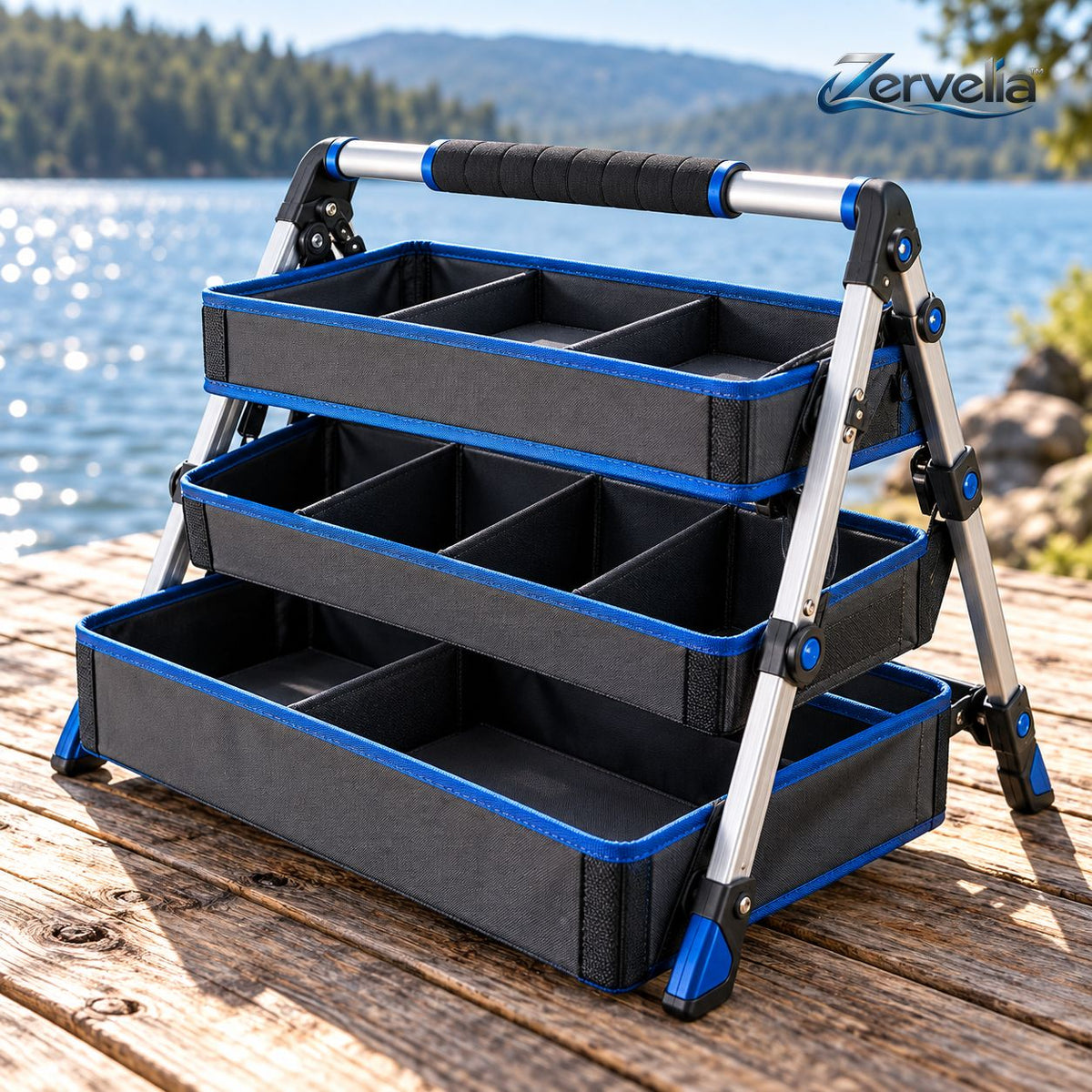 Foldable Fishing Gear Workstation/Rack