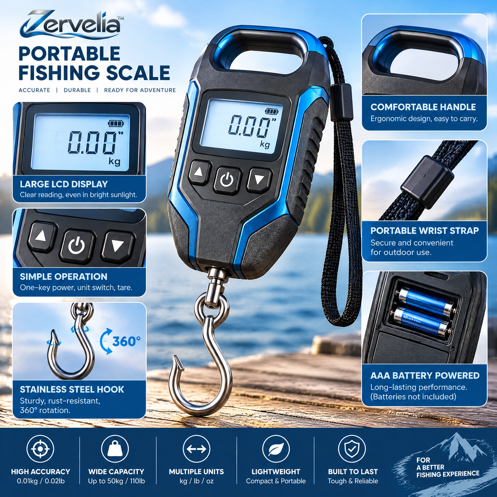Portable fish scale